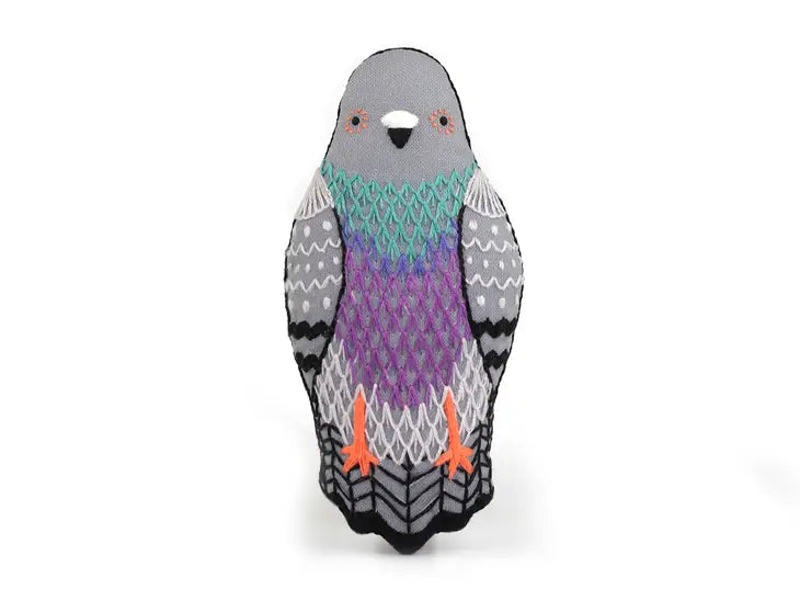 Kiriki Pigeon Embroidery Kit with Tools