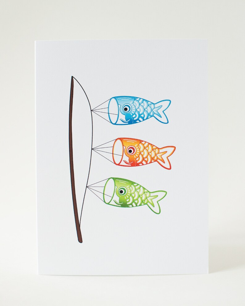 Children’s Day Fish Garland Card