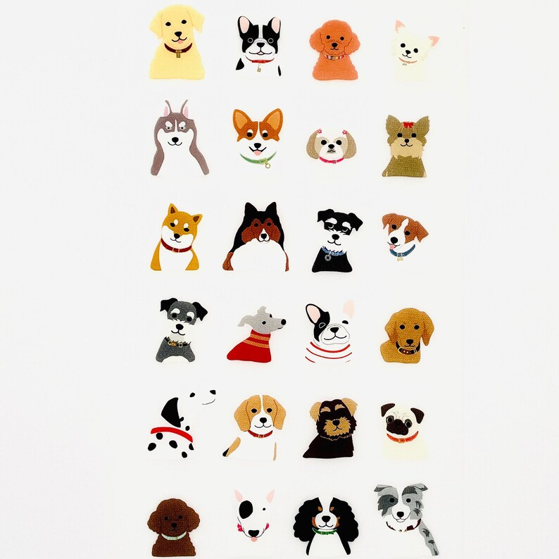 Stickers - Diecut Dogs