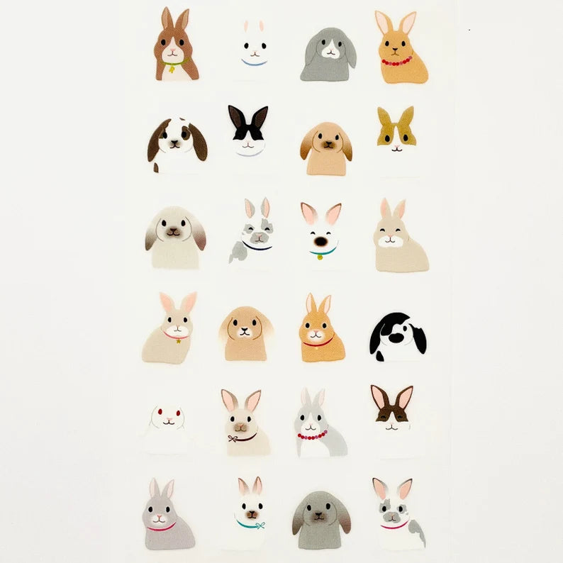 Stickers - Diecut Rabbits