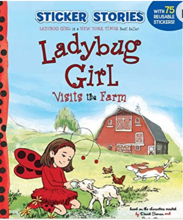 Ladybug Girl Visits the Farm Sticker Book