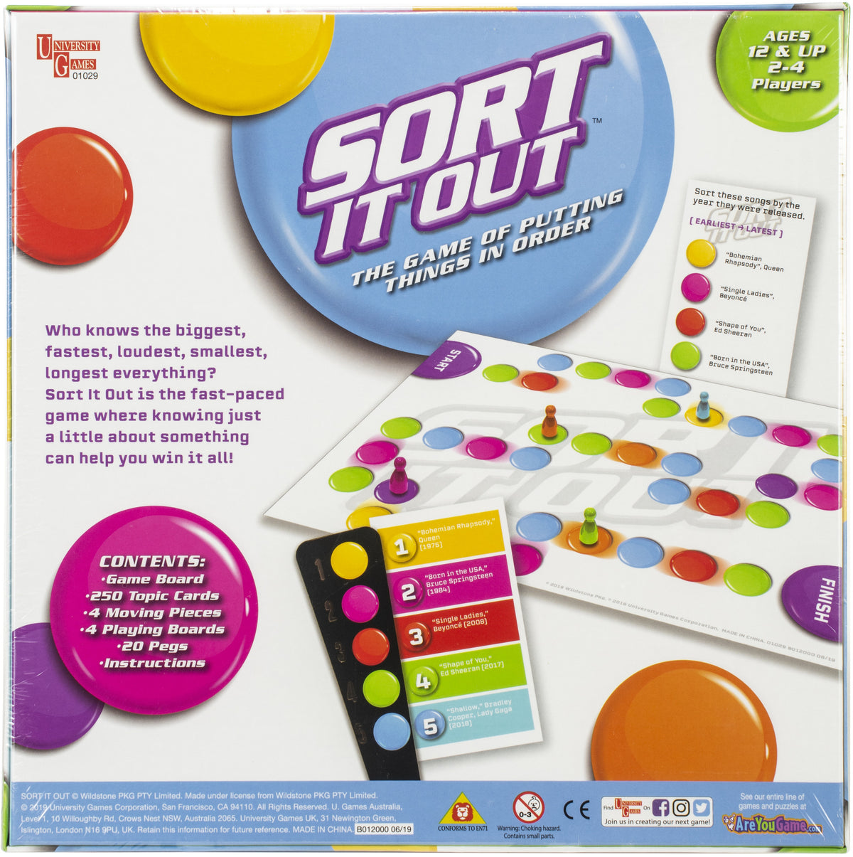 Sort It Out Trivia Party Game