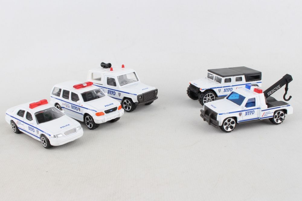 NYPD 5 Piece Vehicle Gift Pack