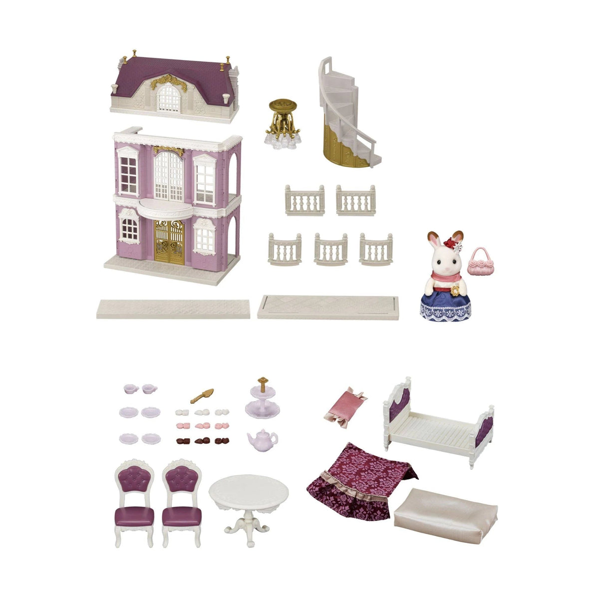 Calico Critters Elegant Town Manor Gifty Set