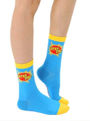 Super Dad Socks 2 pairs: 1 pair for dad and 1 for  child